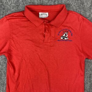 De Olde and Feather Pub Shirt Mens M Polo Bermuda Vintage 90s USA Souvenir